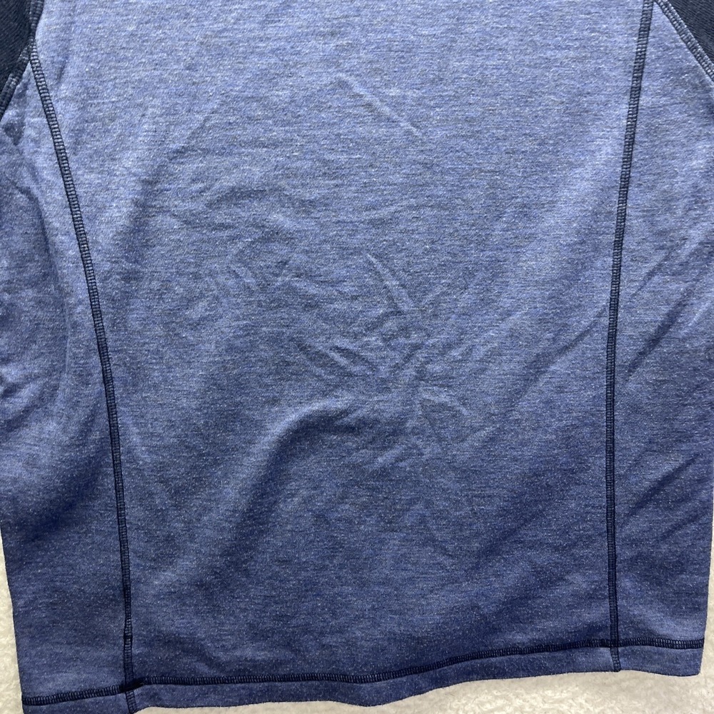 Tommy Bahama Shirt Mens Medium Blue Long Sleeve Crew Neck Pullover Polyester - Picture 12 of 16